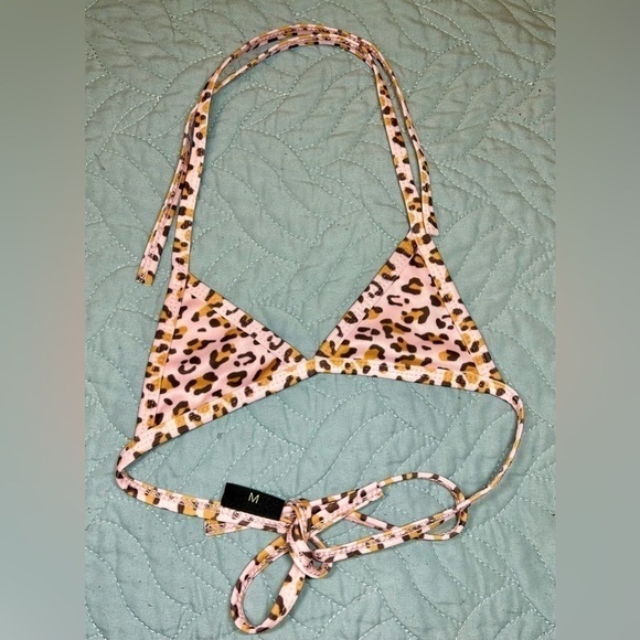 🐾 👙 HP 🎉Leopard Print Dog Bikini Size Medium - Picture 3 of 3